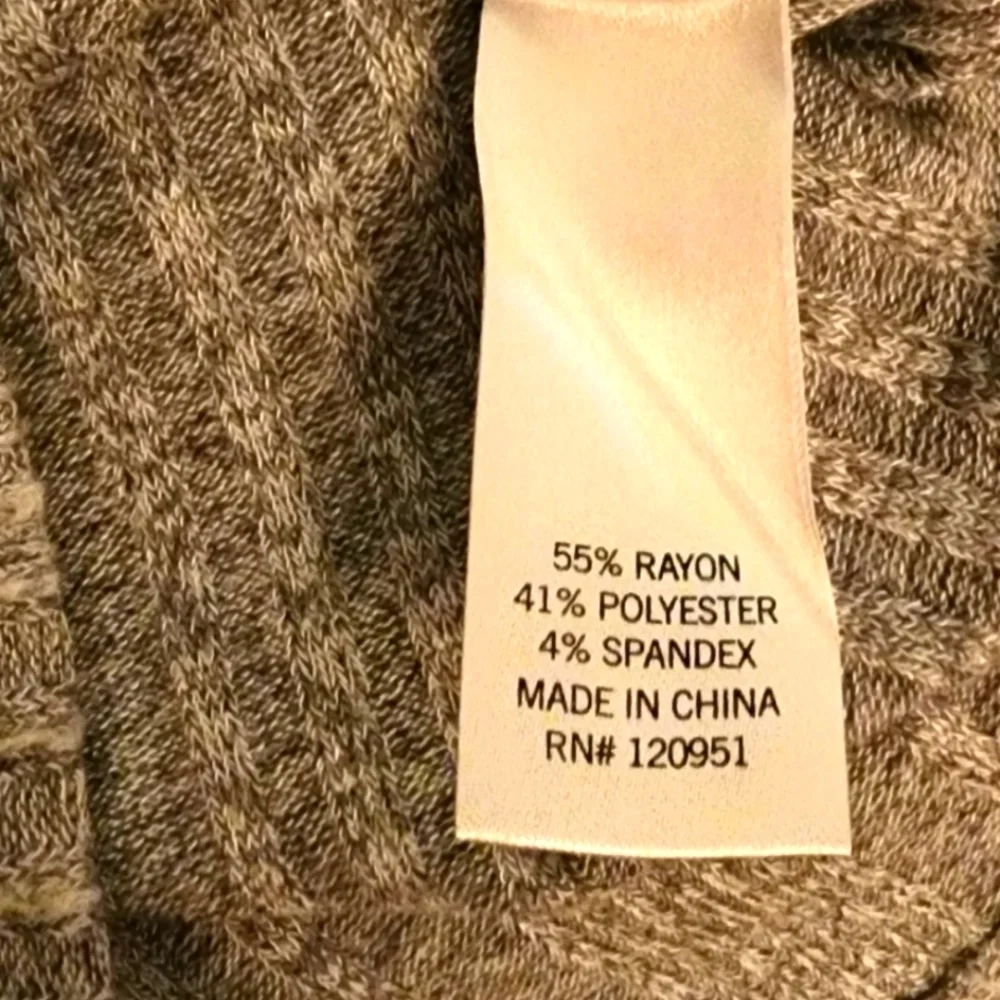 🎁MUDD Square Neck Gray Knit Long Sleeve Sweater-Size S - Picture 12 of 13